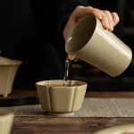 Single Ceramic Ru Kiln Kung Fu Tea Cup 22