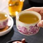 Single Ceramic Ru Kiln Kung Fu Tea Cup 23