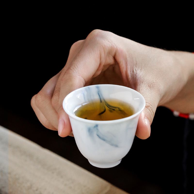 Travel Tea Set Outdoor Ceramic Teapot Teacup Gift Souvenir 12