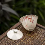 Travel Tea Set Outdoor Ceramic Teapot Teacup Gift Souvenir 13