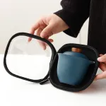 Travel Tea Set Outdoor Ceramic Teapot Teacup Gift Souvenir 15