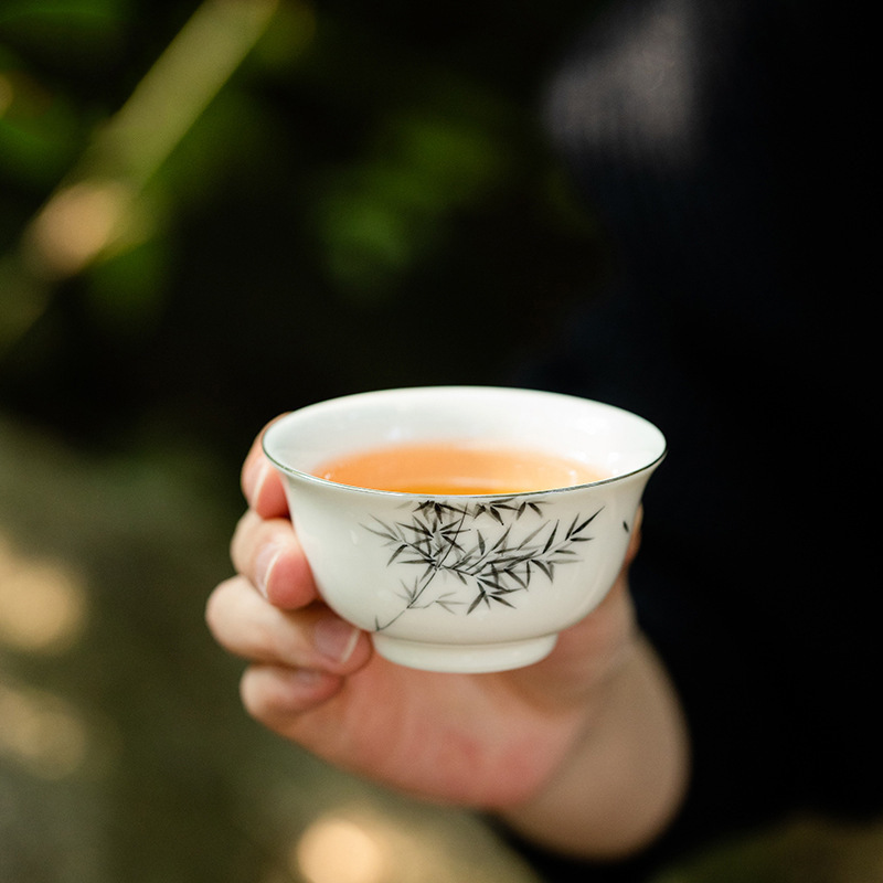 Travel Tea Set Outdoor Ceramic Teapot Teacup Gift Souvenir 16