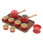 Travel Tea Set Outdoor Ceramic Teapot Teacup Gift Souvenir 1