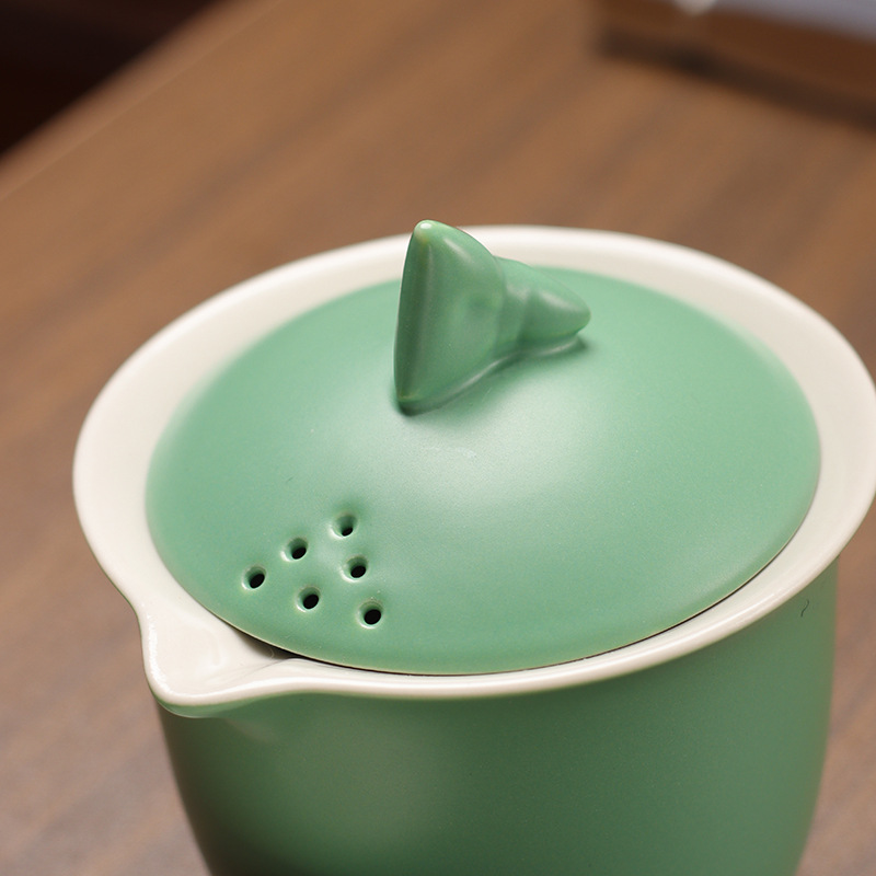 Travel Tea Set Outdoor Ceramic Teapot Teacup Gift Souvenir 2