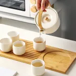 Travel Tea Set Outdoor Ceramic Teapot Teacup Gift Souvenir 19