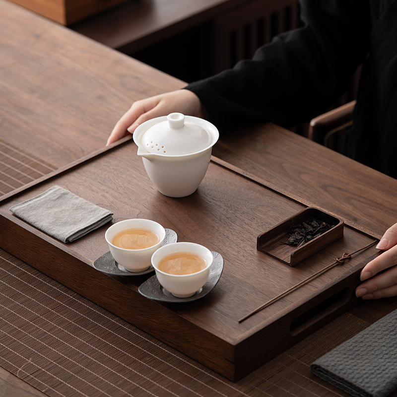 Travel Tea Set Outdoor Ceramic Teapot Teacup Gift Souvenir 23