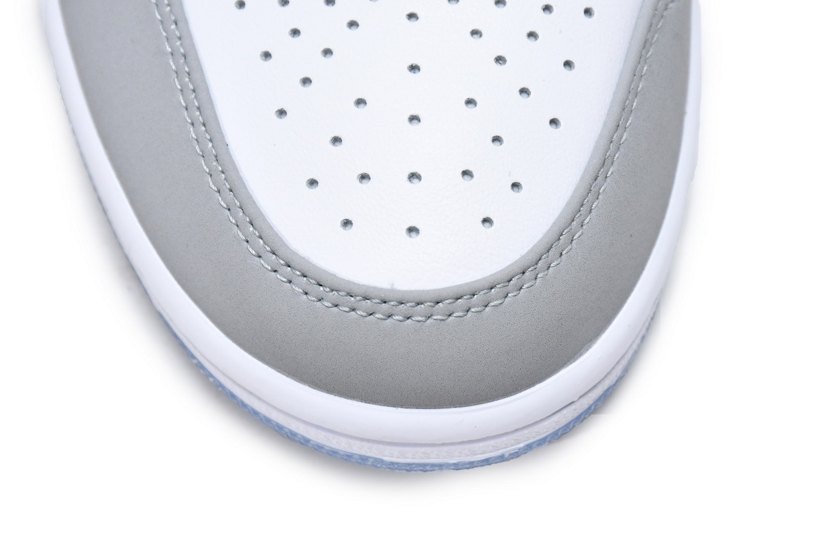 PK God Batch Air Jordan 1 Mid Wolf Grey Aluminum (W) BQ6472-105