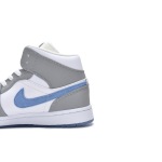 PK God Batch Air Jordan 1 Mid Wolf Grey Aluminum (W) BQ6472-105