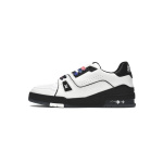 PK God Batch LOUIS VUITTON Trainer Black White 1A9ADA