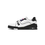 PK God Batch LOUIS VUITTON Trainer Black White 1A9ADA