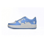 A Bathing Ape Bape Sta Low White Blue 1M70-191-001