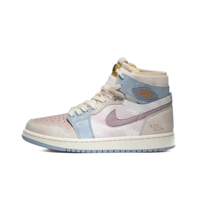 PK God Batch Air Jordan 1 High Zoom Air CMFT Pink Oxford (Women's) DQ5092-651 01
