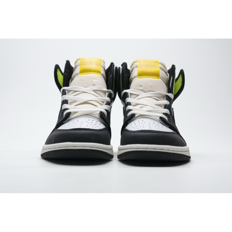 LJR Batch Air Jordan 1 Retro High White Black Volt University Gold 555088-118