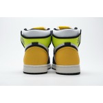 LJR Batch Air Jordan 1 Retro High White Black Volt University Gold 555088-118