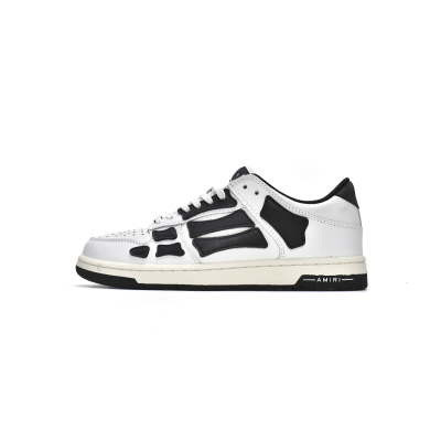 PK God Batch AMIRI Skel Top Low Whtie Black MFS003-111 01