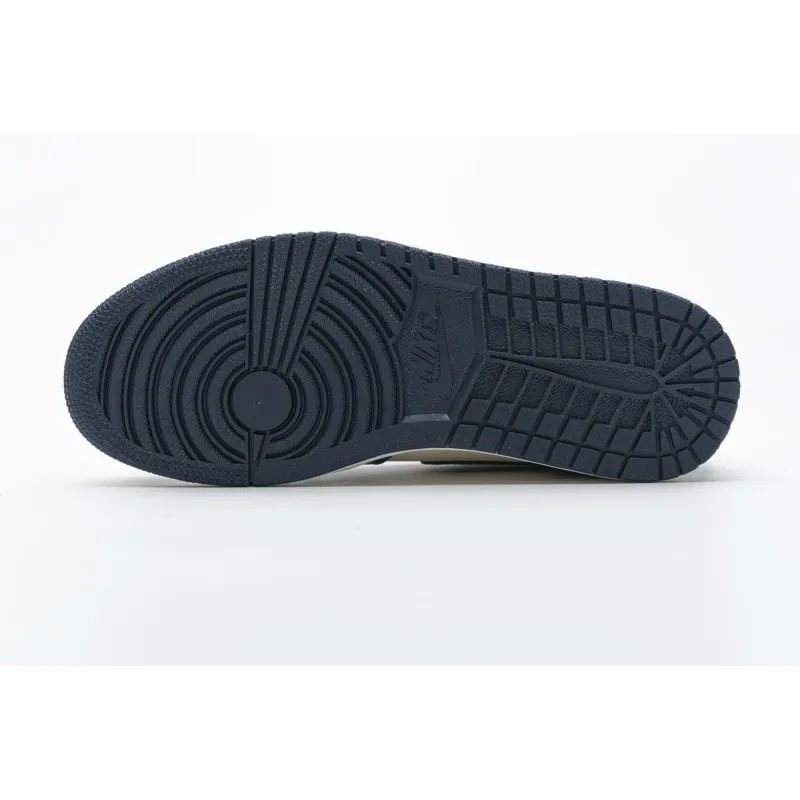 ljr batch air jordan 1 retro high obsidian unc 555088-140