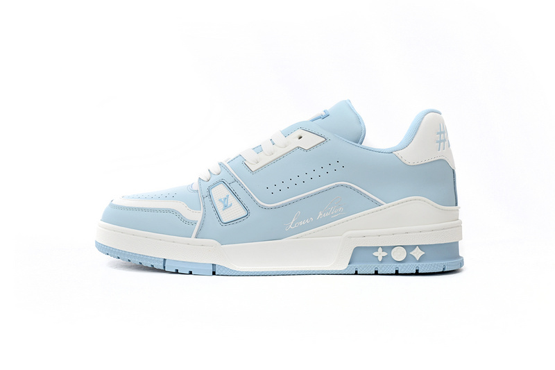 PK God Batch LOUIS VUITTON Trainer Baby Blue 1AAHSJ