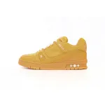 PK God Batch LOUIS VUITTON Trainer All Yellow Embossing 1AARG0
