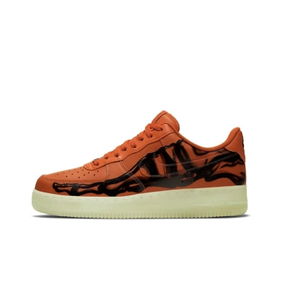 Nike Air Force 1 Low Orange Skeleton Halloween CU8067-800 01