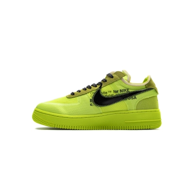 PK God Batch Nike Air Force 1 Low Off-White Volt AO4606-700 01