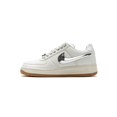 PK God Batch Nike Air Force 1 Low Travis Scott Sail AQ4211-101 01