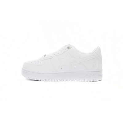 A Bathing Ape Bape Sta Low White 1H70-191-006 01