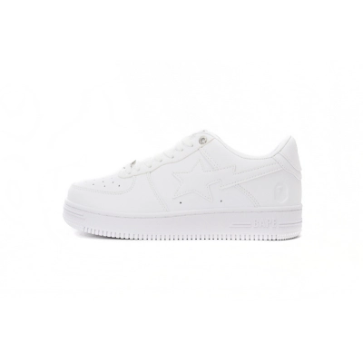 A Bathing Ape Bape Sta Low White 1H70-191-006 01