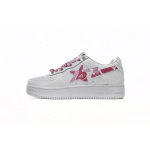 A Bathing Ape Bape Sta Low White Red Camouflage 1H20-191-045