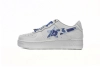 A Bathing Ape Bape Sta Low White Blue Camouflage 1H20-191-045