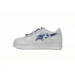 A Bathing Ape Bape Sta Low White Blue Camouflage 1H20-191-045