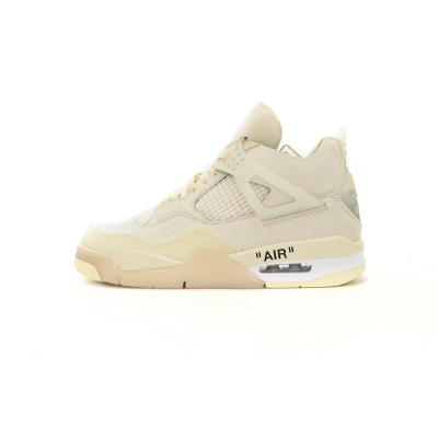 Special offer Batch OFF White x Air Jordan 4 Sail CV9388-100 01