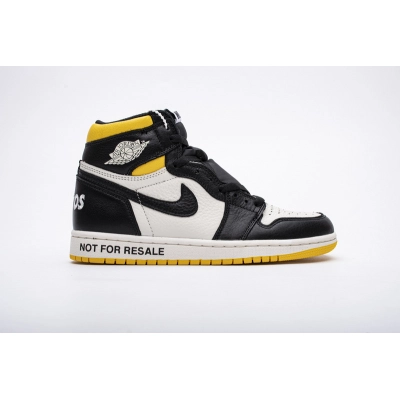 PK God Batch Air Jordan 1 Retro High "Not for Resale" Varsity Maize 861428-107 02