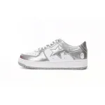 A Bathing Ape Bape Sta Low Silver 1H73 191 921