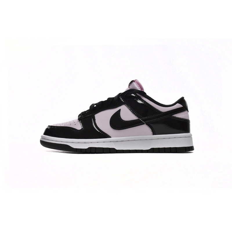PK God Batch Nike Dunk Low Black Patent Leather DJ9955-600