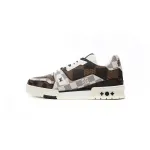 PK God Batch LOUIS VUITTON Trainer Brown 1AAST3