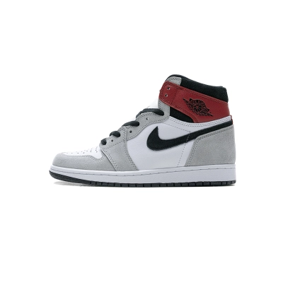 PK God Batch Air Jordan 1 Retro High Light Smoke Grey 555088-126 01