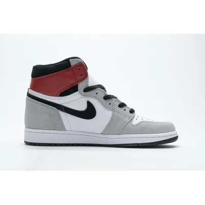 PK God Batch Air Jordan 1 Retro High Light Smoke Grey 555088-126 02