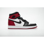 PK God Batch Air Jordan 1 Retro High Satin Black Toe (W) CD0461-016 