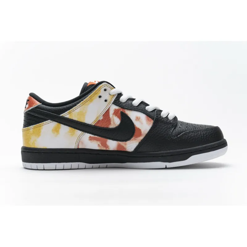 ljr batch nike sb dunk low raygun tie-dye black bq6832-001