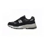New Balance 992 White, black, and gray M992GG