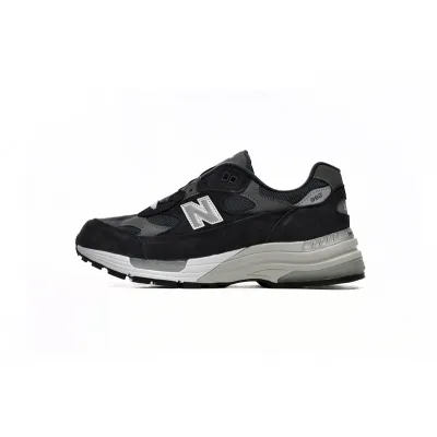New Balance 992 White, black, and gray M992GG 01