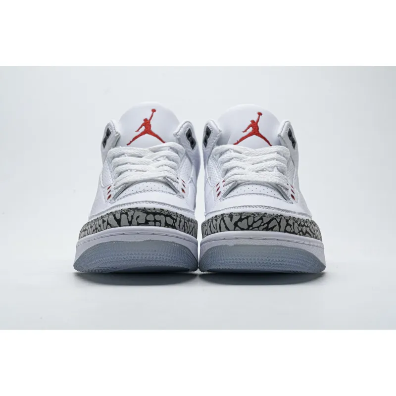 pk god batch air jordan 3 retro free throw line white cement 923096-101