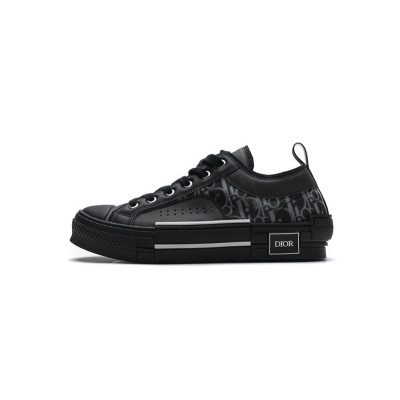 PK God Batch Dior B23 HT Oblique Transparency Low H565 White Black 01