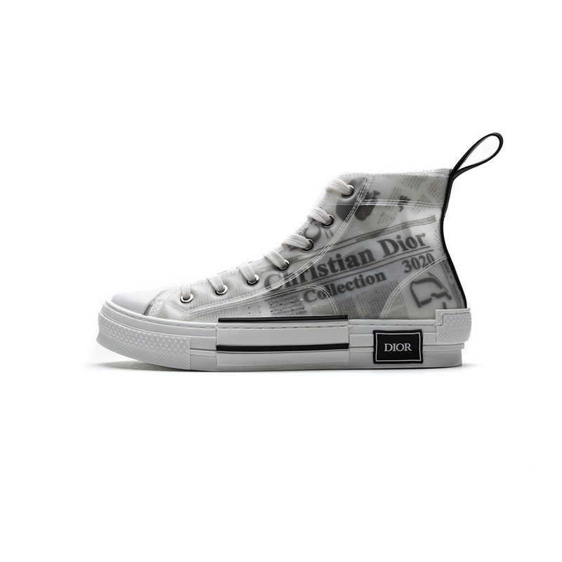 PK God Batch Dior B23 Oblique Transparency High H565 White Black