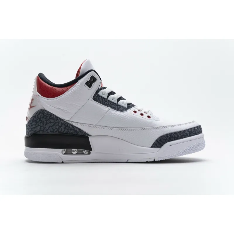 pk god batch air jordan 3 retro se fire red denim (2020) cz6431-100