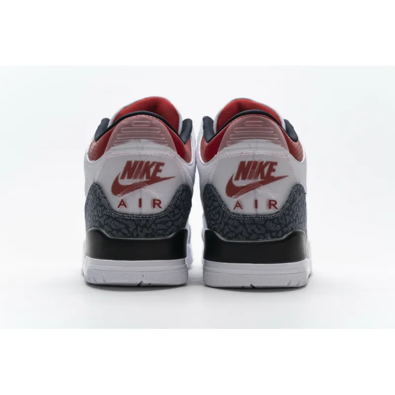 pk god batch air jordan 3 retro se fire red denim (2020) cz6431-100