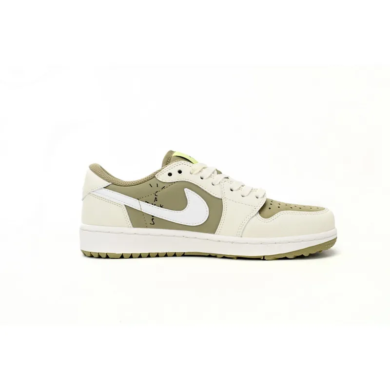special offer batch travis scott x air jordan 1 low golf olive fz3124-200