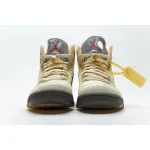 PK God Batch Air Jordan 5 Retro OFF-WHITE Sail DH8565-100
