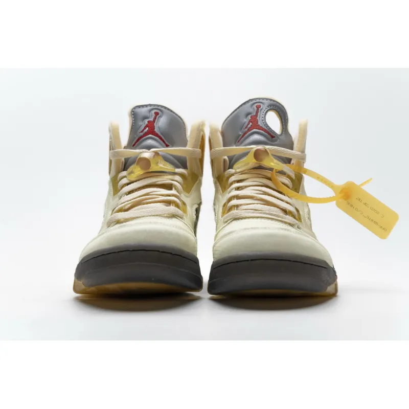 pk god batch air jordan 5 retro off-white sail dh8565-100