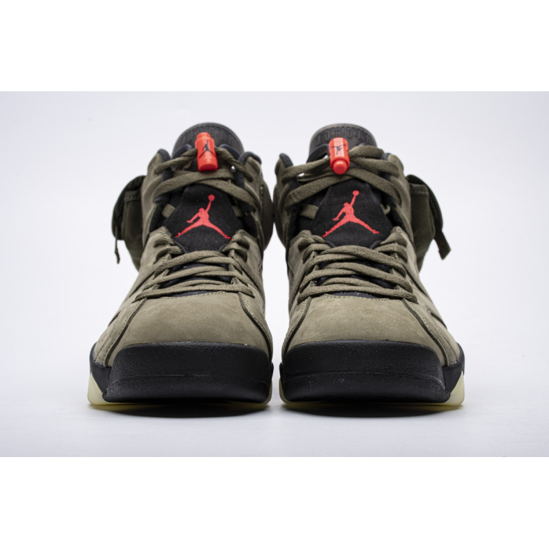 PK God Batch Air Jordan 6 Retro Travis Scott Olive CN1084-200